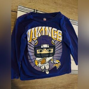Minnesota Vikings Toddler Long Sleeve Shirt - Purple